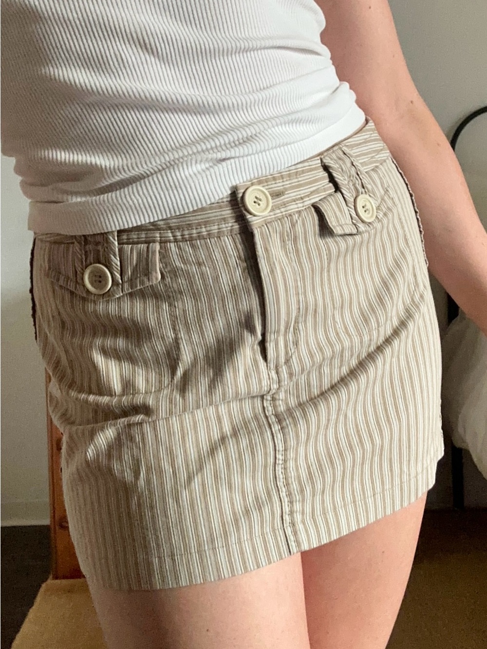 Vintage The Limited Striped Mini Skirt